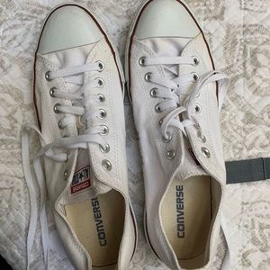 White converse, size 10
